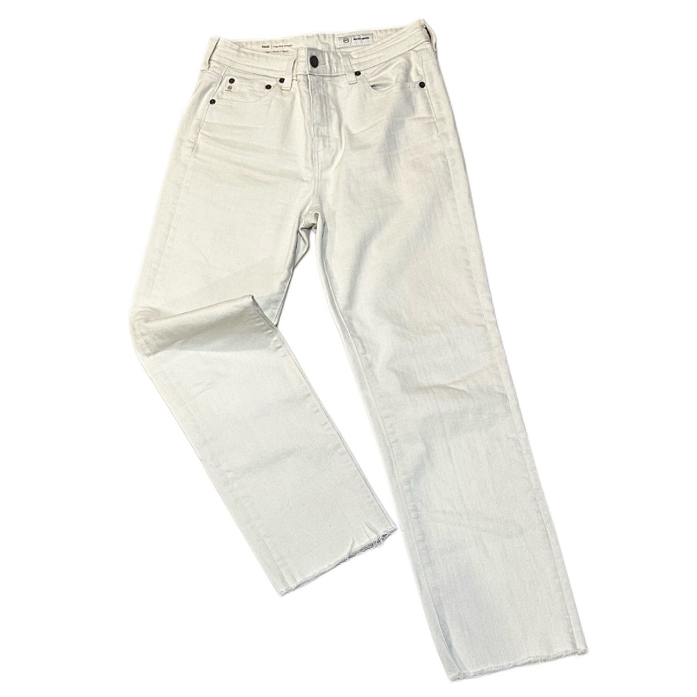 AG-ED jeans white Saige high-rise straight size 28